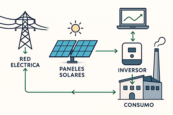 Esquema Solar On Grid